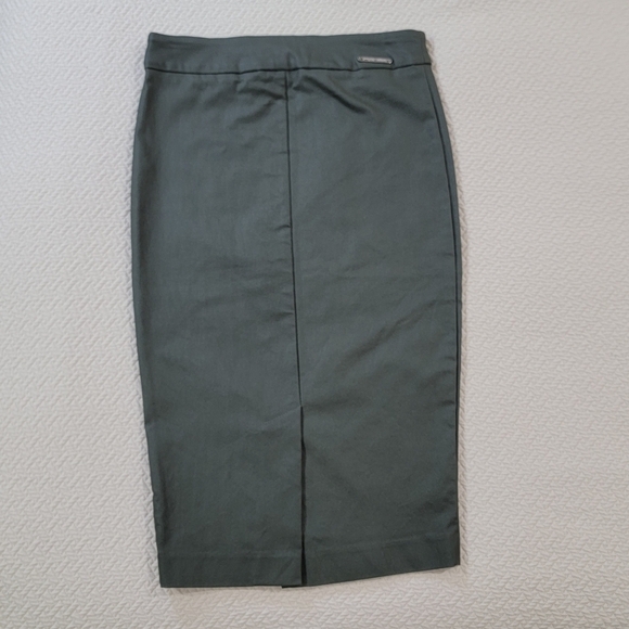 I Love Tyler Madison Green Midi Pencil Skirt Size XS - Picture 3 of 15